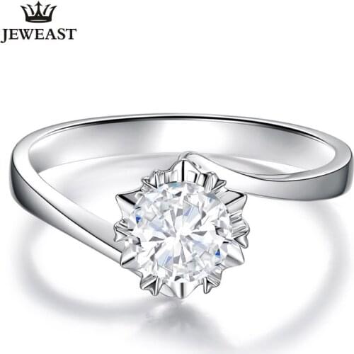 ZSG Natural diamond 18K gold Pure Gold Ring Real 18K gold Solid Gold Ring Trendy Classic Party Fine Jewelry Hot Sell New 2019