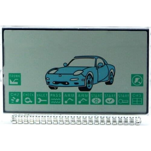 A9 LCD display Screen for Starline A9 lcd remote control Key Fob Chain Russian Version Two way car alarm system