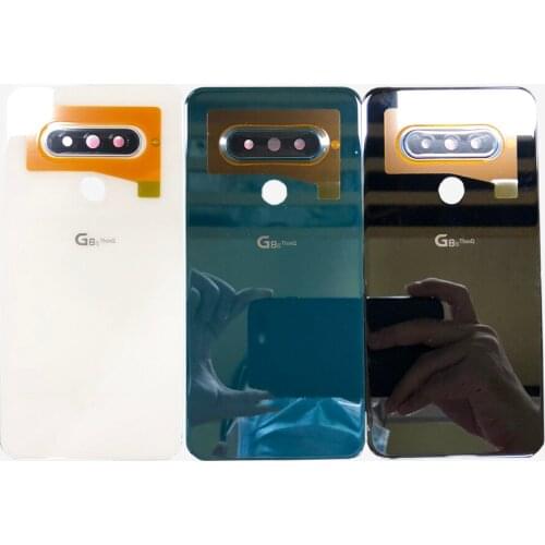 100% Original Gorilla Glass Battery Back Cover Door Rear Housing Back Case For LG G8S LMG810 LM-G810 LMG810EAW with Camera Lens