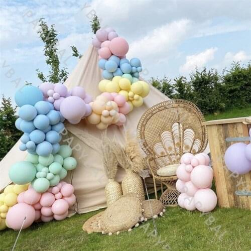163Pcs Maca Rainbow DIY Balloons Set Arch Garland Kit Baby Pink Blue Latex Baloon Birthday Globos Wedding Party Backdrop Decors