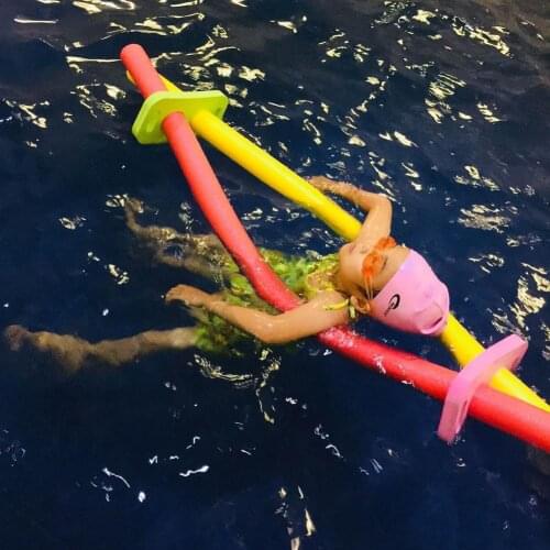 3pcs/set Deluxe Swimming Pool Noodle Connector With 2 Cross Holes Connection Joint For Kid Water Toy Chair DIY Building Assemble