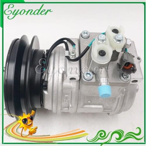 AC A/C Air Conditioning Compressor Cooling Pump 10PA15C for Komatsu excavator PC200-6 200-6 44710034603D 447200-0240 447100-3460