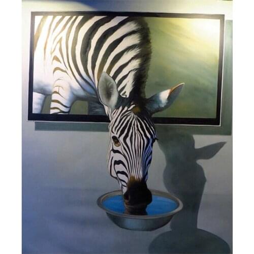 DIY Diamond Embroidery Animal zebra 5D Diamond Painting Cross Stitch Mosaic Pattern Full Round Rhinestone Home Decor