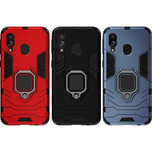 Phone Holder Finger Ring Case For Samsung Galaxy A40 Magnet Armor Cover on the for Samsung A40 A 40 SM-A405FN/DS 5.9'' Fundas