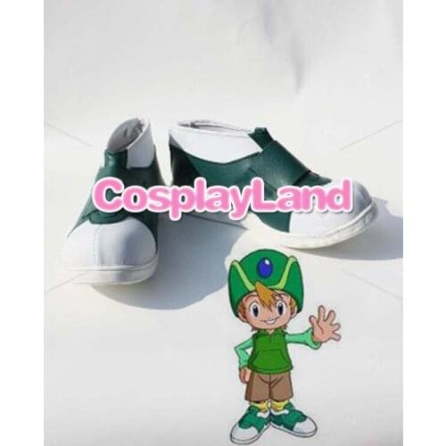 Digimon Adventure Takeru Cosplay Shoes Boots For Adult Mens Halloween Party Cosplay Boots Custom Made