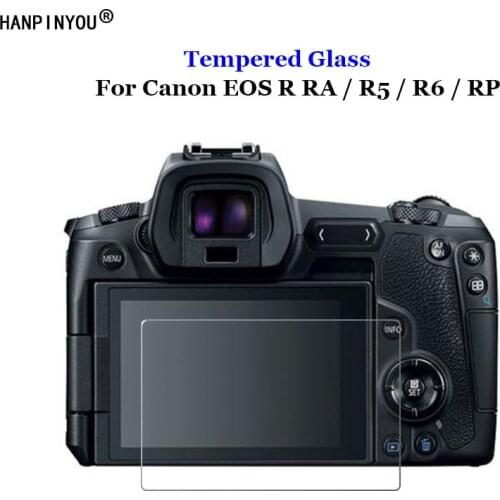 For Canon EOS R RA EOSR R5 R6 RP Anti-Scratch Tough Tempered Glass 9H 2.5D Camera LCD Screen Protector Protective Film Guard