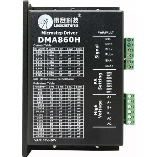 Leadshine DMA860H 2-phase Digital driver original genuine for 57 and 86 stepper motor driver can replace MA860H M860