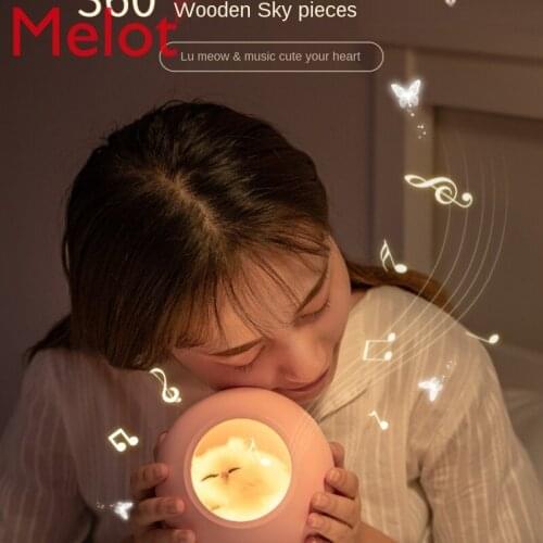 Speaker Smartphone Small Speaker Cute Cartoon Teenage Girl Night Light 3D Surround Home Basket Teeth Retro Artifact Portable