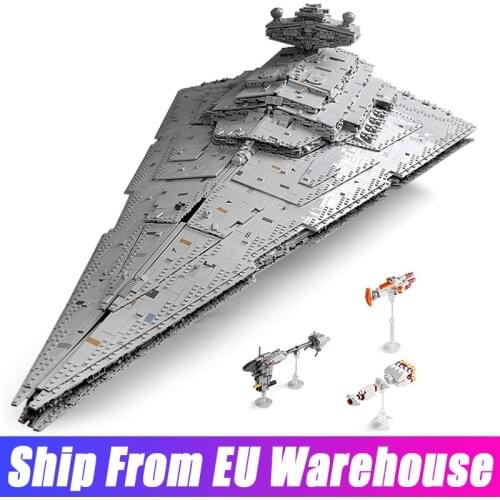 Mould King 13135 Star Toys MOC-23556 The ISD Monarch Star Destroyer Model Starship Building Blocks Bricks Kids Christmas Gifts