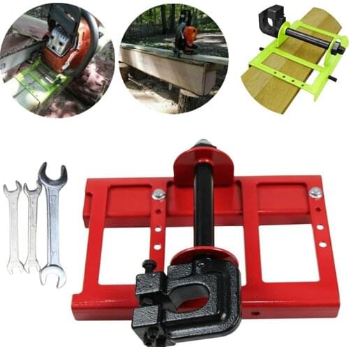 New Steel Lumber Cutting Chainsaw Mill Lumber Cutting Guide Bar Saw Wood Timber Attachment Cut Guide Milling Cutter for Builders