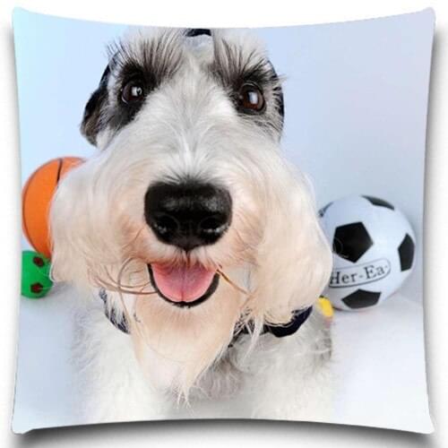 Dog football Cushion Cover Cotton Polyester Pillow Case Christmas Gift Cushion Cover Sofa Bed Decor