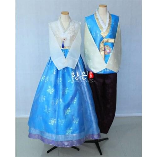 Couple Hanbok Upscale Hanbok Improved Hanbok Korean Dress South Korea Performing Party Dress