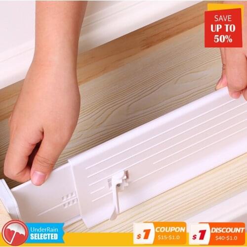 DIY Adjustable Drawer Divider Storage Shelves Household Partition Board Space-saving Division Tools Wardrobe Closet Separator