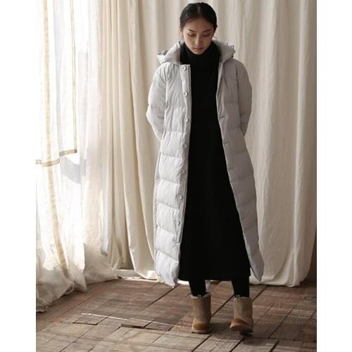 Size S-10XL Hooded Women Winter Down Jacket Warm Duck Down Jacket Coat A-Line Winter Warn Jacket Coat Custom Made Plus Size