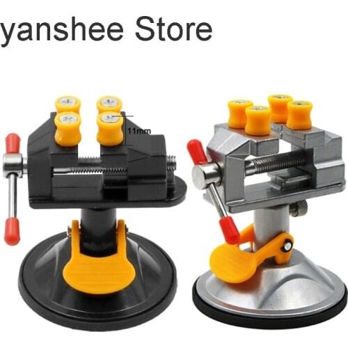 Adjustable electric fixed screw worktable, 360 rotary grinder, hand drill, suction cup, micro fixed frame