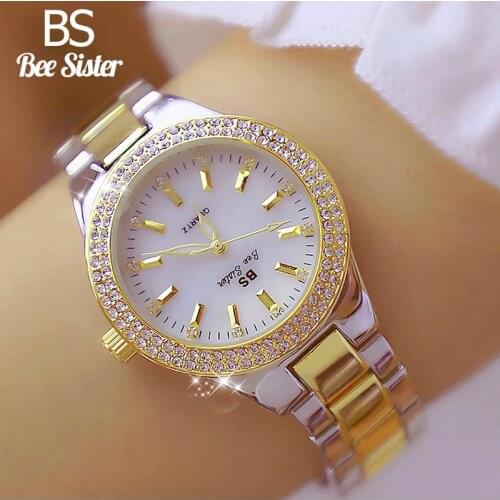 Diamond Women Watches 2020 Fashion Luxury Brand Female Crystal Watch Gold Womens Wrist Watches Stainless Steel Relogio Feminino