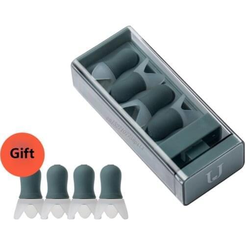 Youpin Soundproof Earplugs Mute Professional Noise Reduction Light Soft Silicone Sleeping foam Travel Earplugs