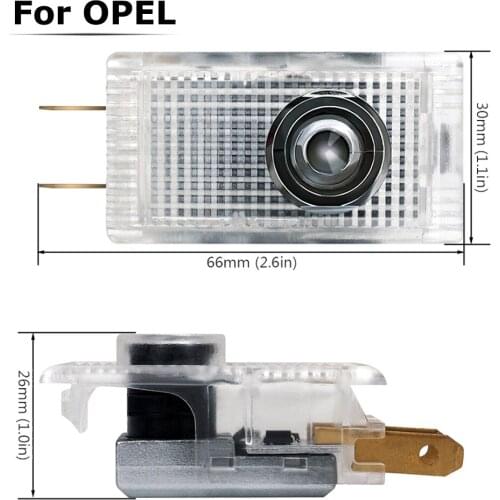 1-20 Pair Car Door LED Logo Projector Accessories Welcome Lights For Opel Insignia Emblem Shadow Ghost Laser Lamp HD 12V