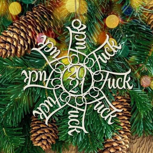 1-20PC Christmas Snowflake Shape Atmosphere Furniture Decoration Listing Christmas Tree Pendants New Year 2022 decor Navidad