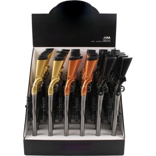 1 Pcs Creative Plastic Rifle Gun Shape Gel Pen Weapons Pen Kids Gift Toys Korean School Supplies Black Refill 0.5mm Stationery