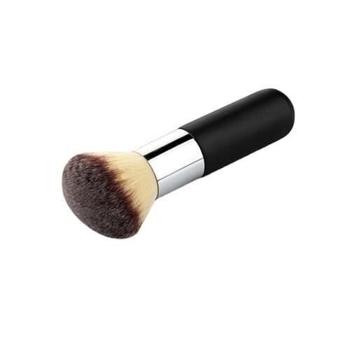 1Pcs Metal Handle Fluffy Face Powder Blush Brush Portable Makeup Brush Loose Powder Cosmetic Tools