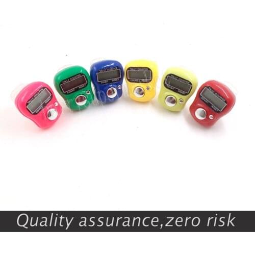 5PCS/10PCS/100PCS Mini LCD Electronic Digital Golf Finger Hand Held Tally Counter musabah hatim tasbih for muslim