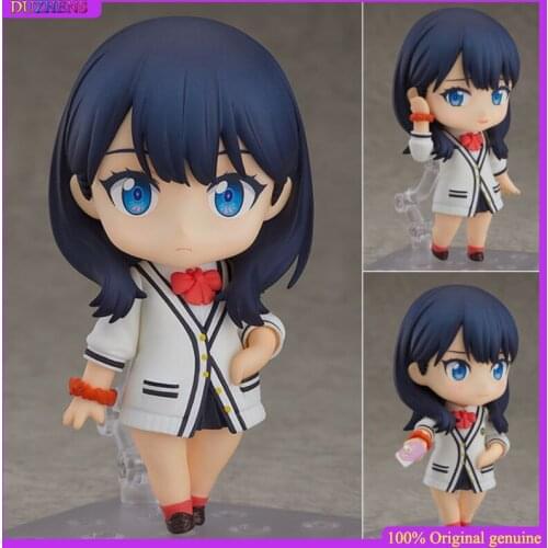 100% Original:SSSS.GRIDMAN Takarada Rikka Q version figma PVC Action Figure Anime Figure Model Toys Figure Collection Doll Gift