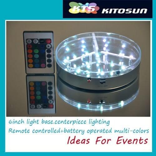 20 Pieces/Silver shell, illuminated transparent decorations,Special decorative lights base For Wedding Decoration