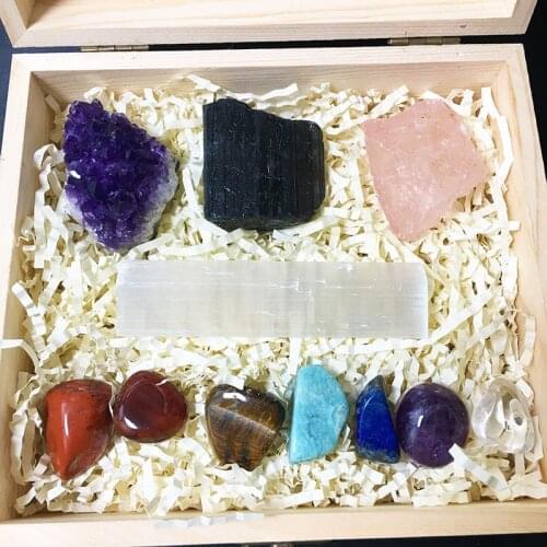 200-300g Natural Geode Stone Crystal Gift Box Crystal Pillar Energy Healing Mineral Stone Rock Home Decor Geode Amethyst