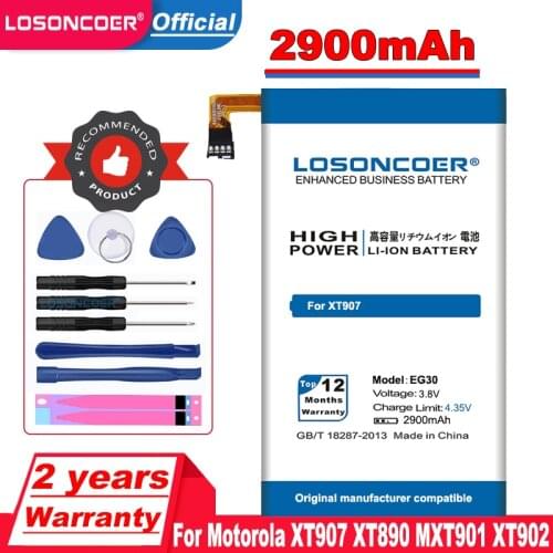 2900mAh EG30 Battery for Motorola Droid Mini XT1030 Verizon 4G LTE CDMA 201M RAZR M XT907 XT890 MXT901 XT902 XT905 XT980 Battery