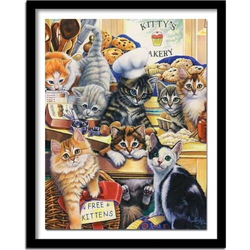 Diamond painting cat,Full,5d,diy,Diamond Embroidery cat animals,Handmade,picture,image,Stitch Cross,Diamond ,kitchen decor