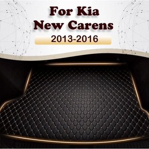 Car trunk mat for KIA new carens five seat 2013 2014 2015 2016 cargo liner carpet interior accessories cover