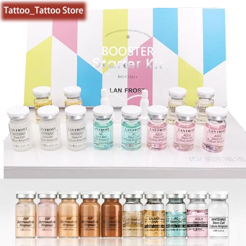 12pcs 8ml Glow BB Cream Kroen Serum Effective Whitening Add Foundation Niacinamide/Peptide For Effectived Brightening Anti-aging