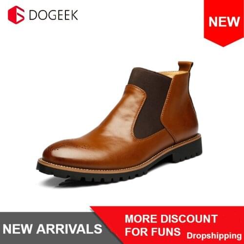 DoGeek Men's Chelsea Boots