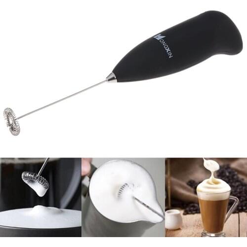 Stainless steel electric whisk Mini coffee blender Automatic Milk Frother Bubbler Stirrer Kitchen Automatic Handheld Foam Maker