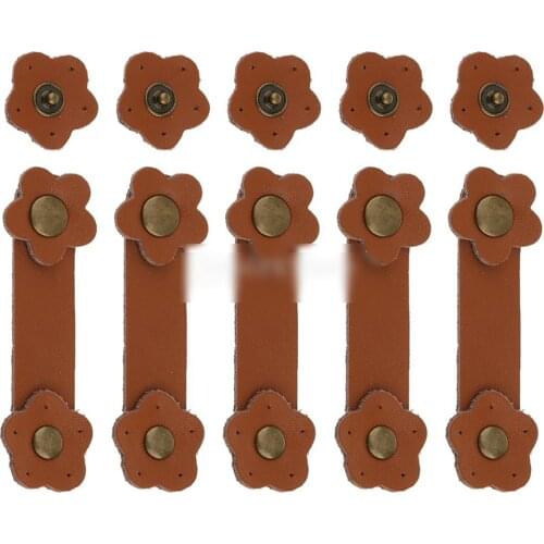 FASHIONS KZ Leather Bag Buckle Magnetic Buckle Flower Pattern Bukle High Quality Replacement for Handbag DIY Accessories KZ0038