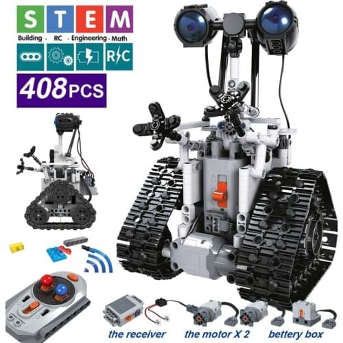 Rc robot electric building blocks technics remote control motor intelligent bricks technic robot toys for children