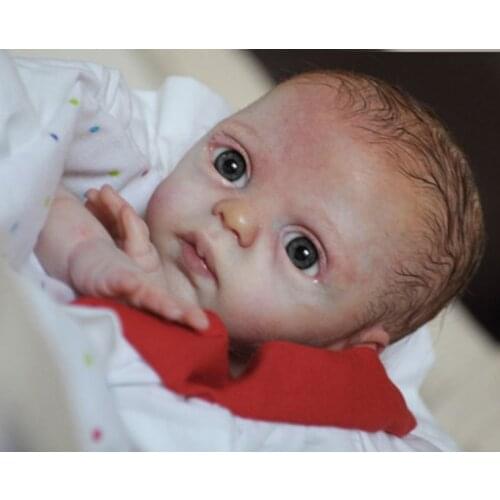 NPK 10inch Nessa Mini Reborn Doll Kit Mini Handy Doll DIY Blank Doll Parts