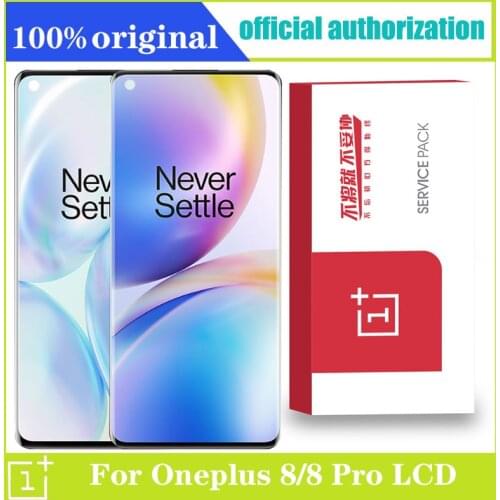 Original Display For OnePlus 8 AMOLED LCD Display Screen Touch screen Digitizer Assembly For OnePlus 8 Pro LCD Screen