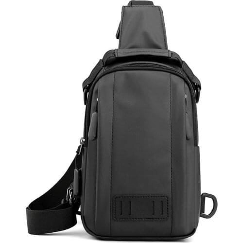 Casual Mens Sling Pack Chest Shoulder Crossbody Bag Waterproof Travel Multifunction Sling&Double Shoulder Messenger Bags