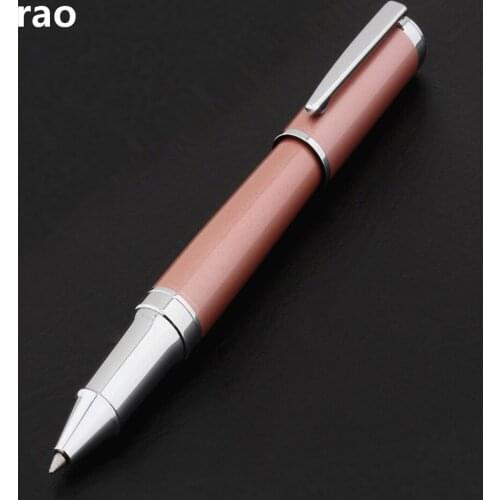 High quality 05 Rose gold Business office Medium Nib Rollerball Pen New School student office stationery Ball point Pens