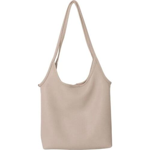 2021 New Fashion Densified Tote Bag Womens Single Shoulder Large Capacity Handbag Nature Style Casual Female Purse