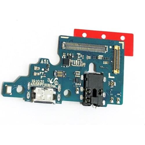 10Pcs/lot Charger Flex Cable For Samsung A51 A515F A71 A715F USB Charging Connector Dock Port Replacement Ribbon