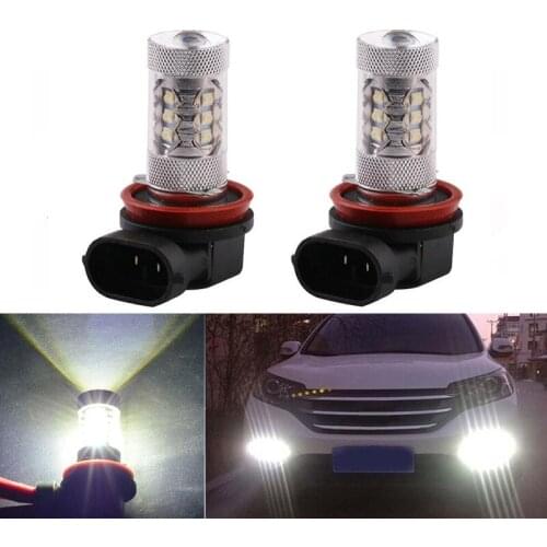 2x H8 H11 LED Bulbs HB4 9006 Fog Lights Driving 3030SMD Tail Lamp Car Light parking 1200LM 12V - 24V Auto 6000K White