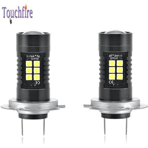4Pcs H4 H7 H8 HB3 LED Car Bulb Fog Light 12V 6000K White Day Auto Lamp Dropshipping