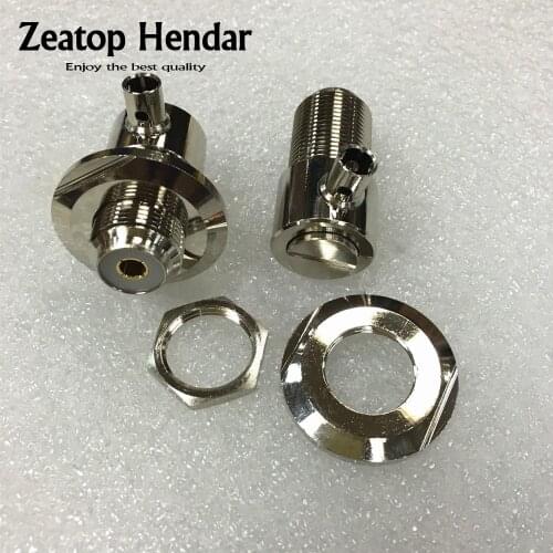 5Pcs UHF SO239 Female Crimp RF Coxial connector SO239 UHF Female Right Angle Crimp for RG58 RG142 LMR195 Coaxial Cable