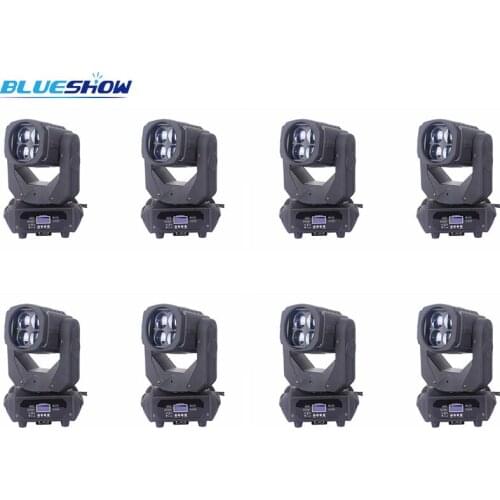 No tax 8pcs/lot, Lyre Sharpy Beam 4x25W Super Beam Moving Head Light Spot 100w LED Beam Light Stage For DJ Disco Party Lighting
