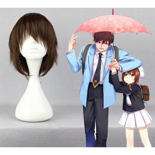 Anime Cardcaptor Sakura Cosplay Wig Touya Kinomoto Cosplay Wigs Heat Resistant Synthetic Halloween Carnival Party Unisex Hiar