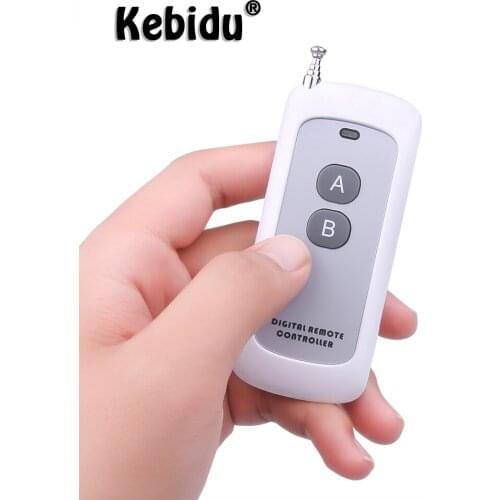 Kebidu 433mhz Remote Control Long Range Wireless Presenter Controller RF Module 2/4 Keys Remote Control For Gate Door