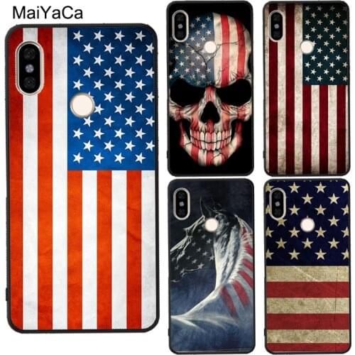 American USA Flag For POCO F2 Pro F1 X3 Case For Redmi Note 9 Pro 7 8 8T 9S 9A 9C For Mi A3 Note 10 Lite